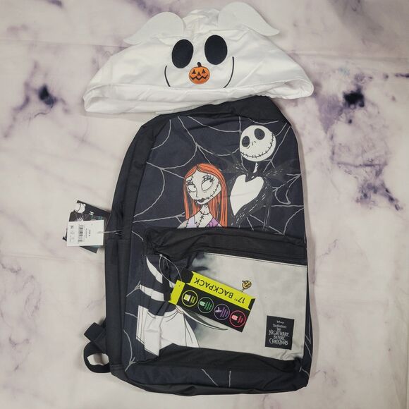 Loungefly The Nightmare Before Christmas Jack & Sally Thorn  Disney Nightmare Before Christmas Jack & Sally Kids\' Unisex Hooded 17\